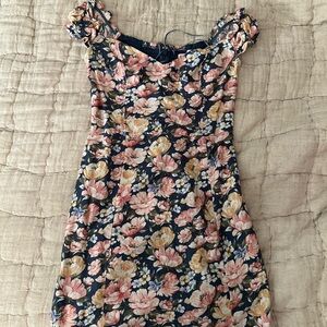 Abercrombie Floral Off-Shoulder Dress